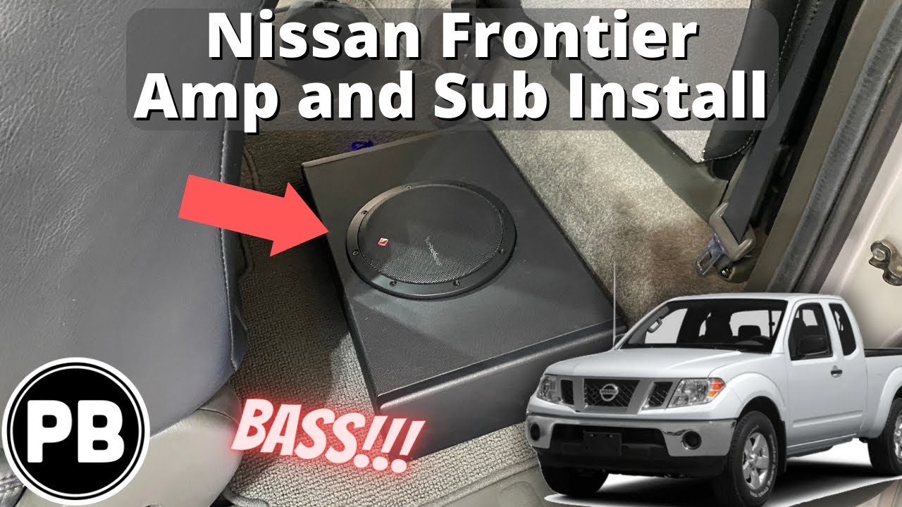 Установка усилителя и сабвуфера Nissan Frontier 2005–2021 гг.