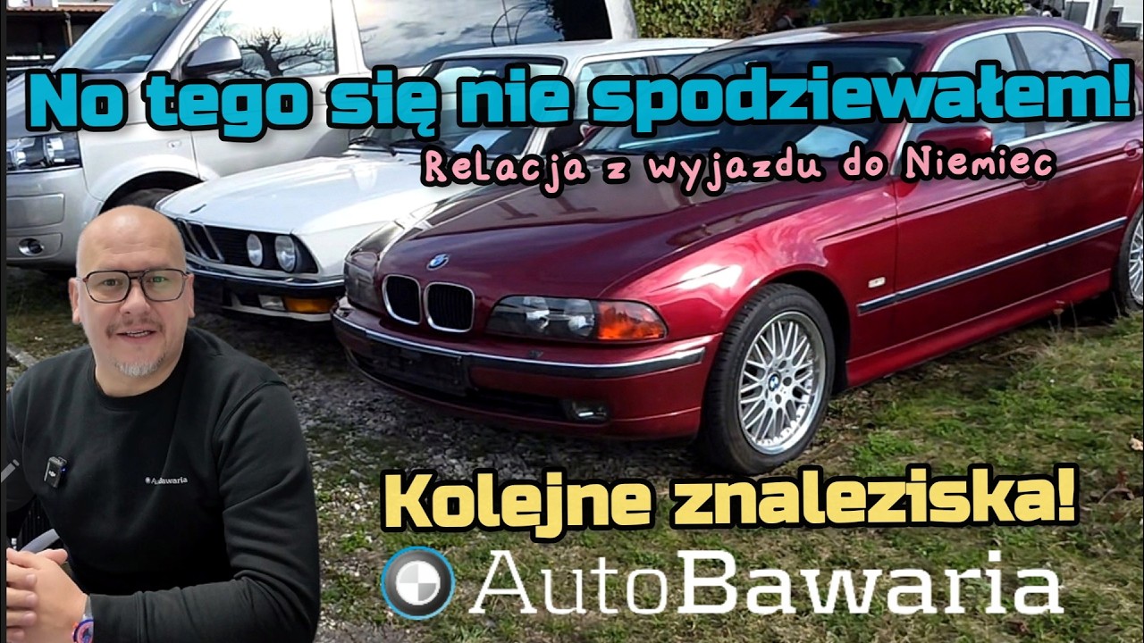 No tego się nie spodziewałem! Kolejne znaleziska E39 E28. Relacja z wyjazdu do Niemiec. Auto Bawaria