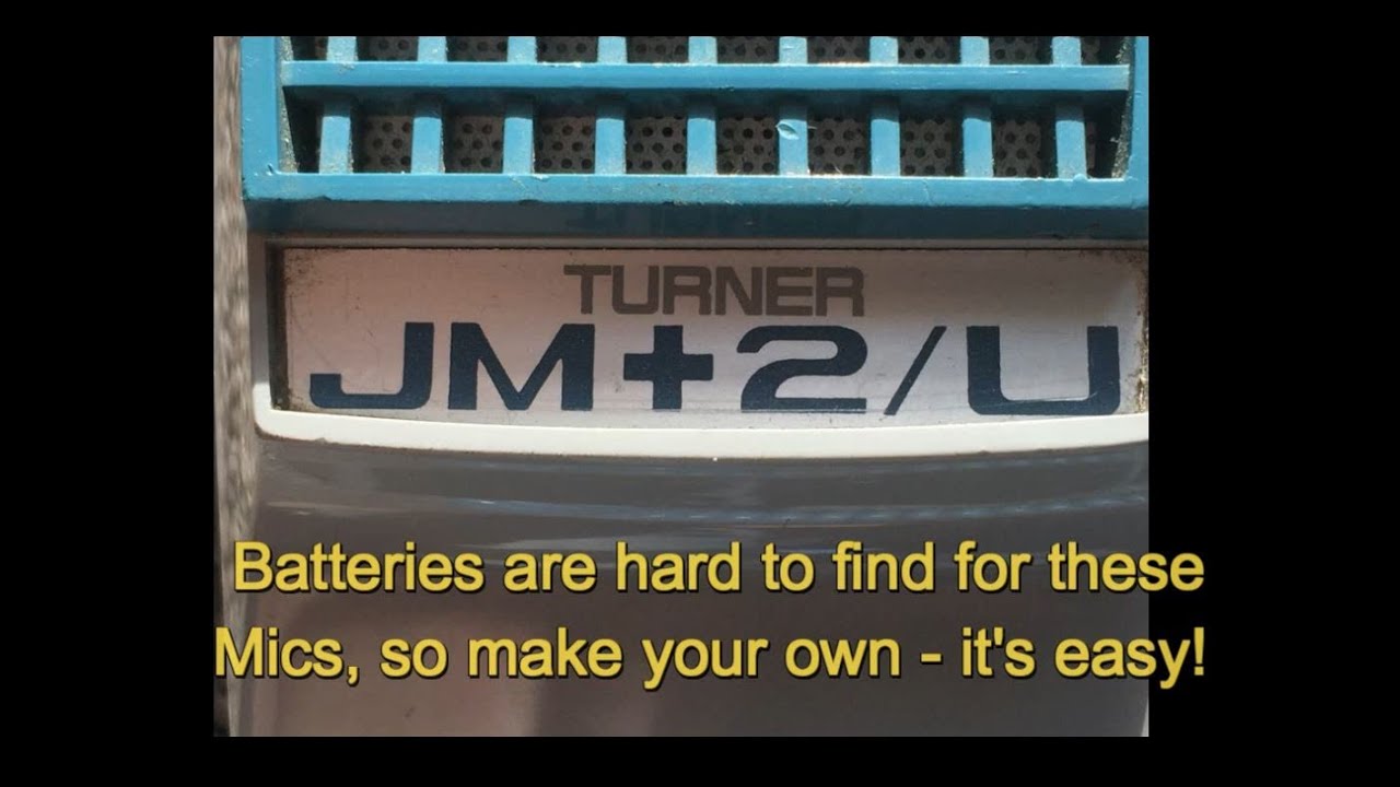 Turner JM+2/U batteries are 'un-obtanium' - make your own