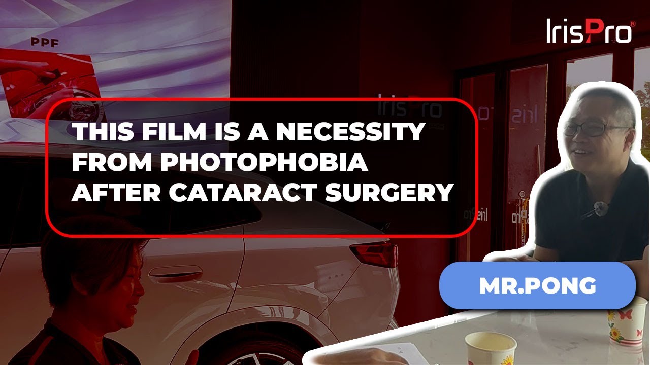 Customer Review: IrisPro Window Film for Photophobia Relief After Eye Surgery