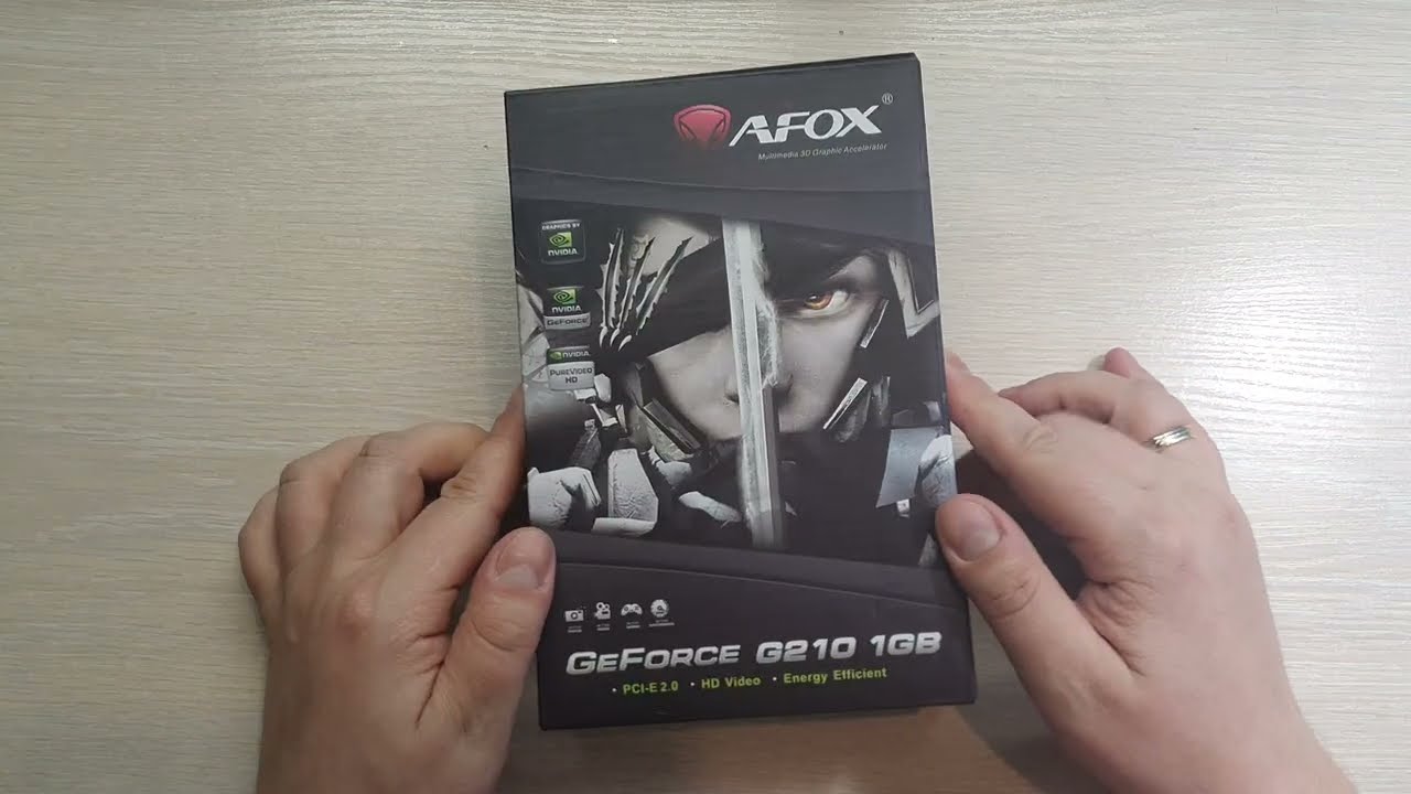 Распаковка и обзор Видеокарты AFOX GeForce 210 1GB (2160р 4К)