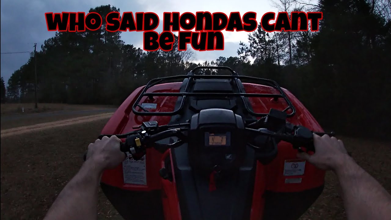 2019 Honda Rancher 420 ride and review
