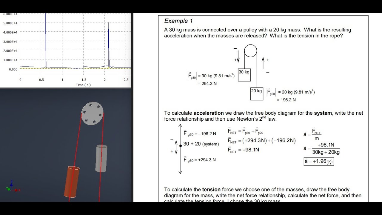 Dynamic Simulation of Pulley #autodeskinventor