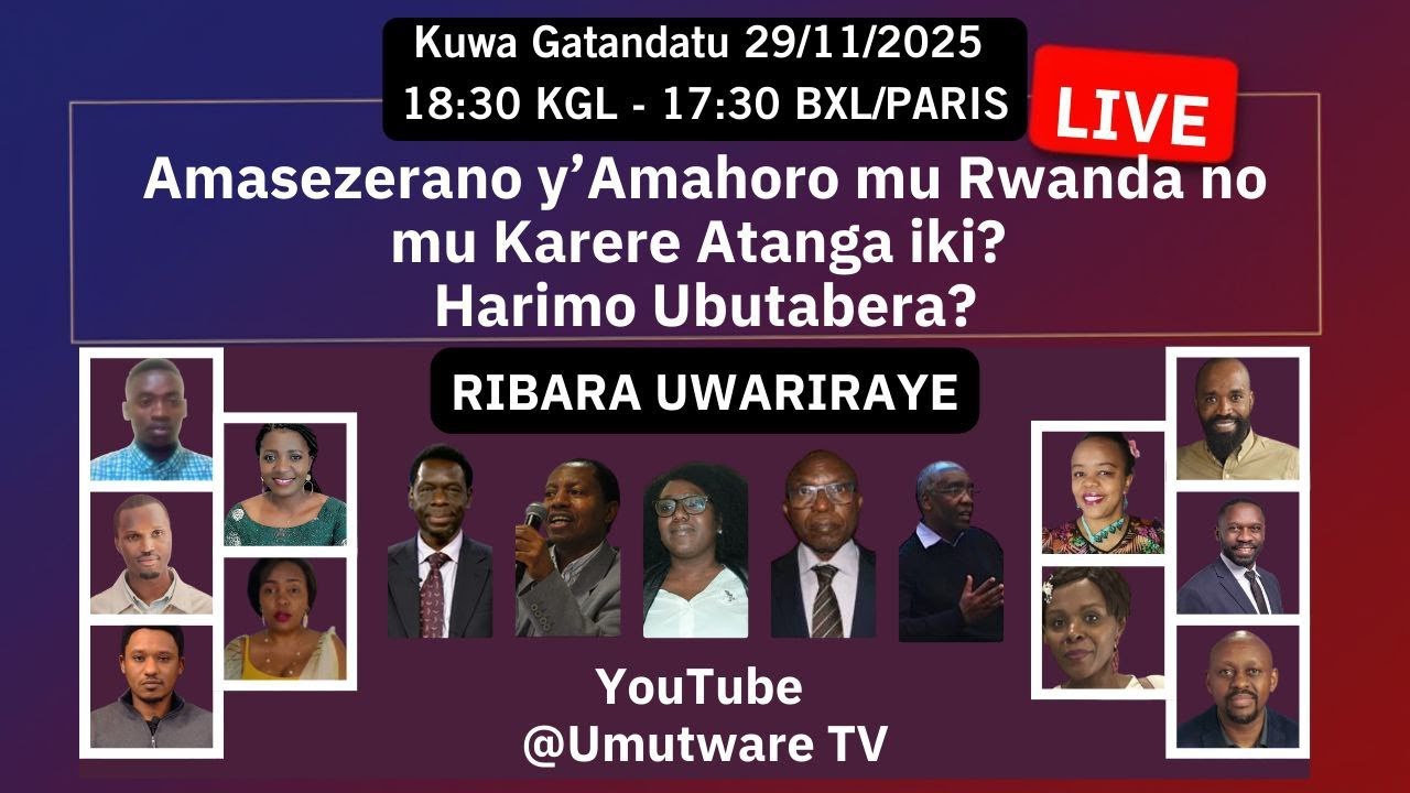 RIBARA UWARIRAYE: Amasezerano y'Amahoro mu Rwanda no mu Karere Atanga Iki - Harimo Ubutabera?