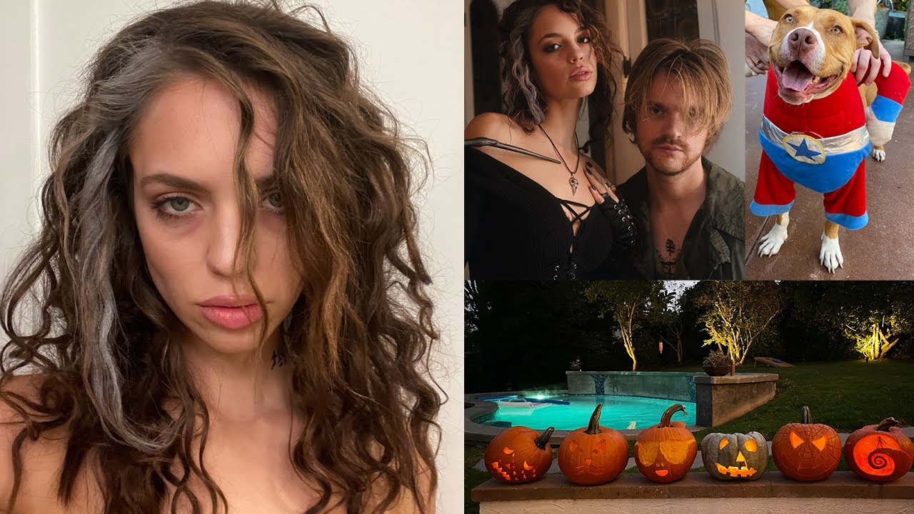 жуткий видеоблог🎃 вырезание тыквы и подготовка!