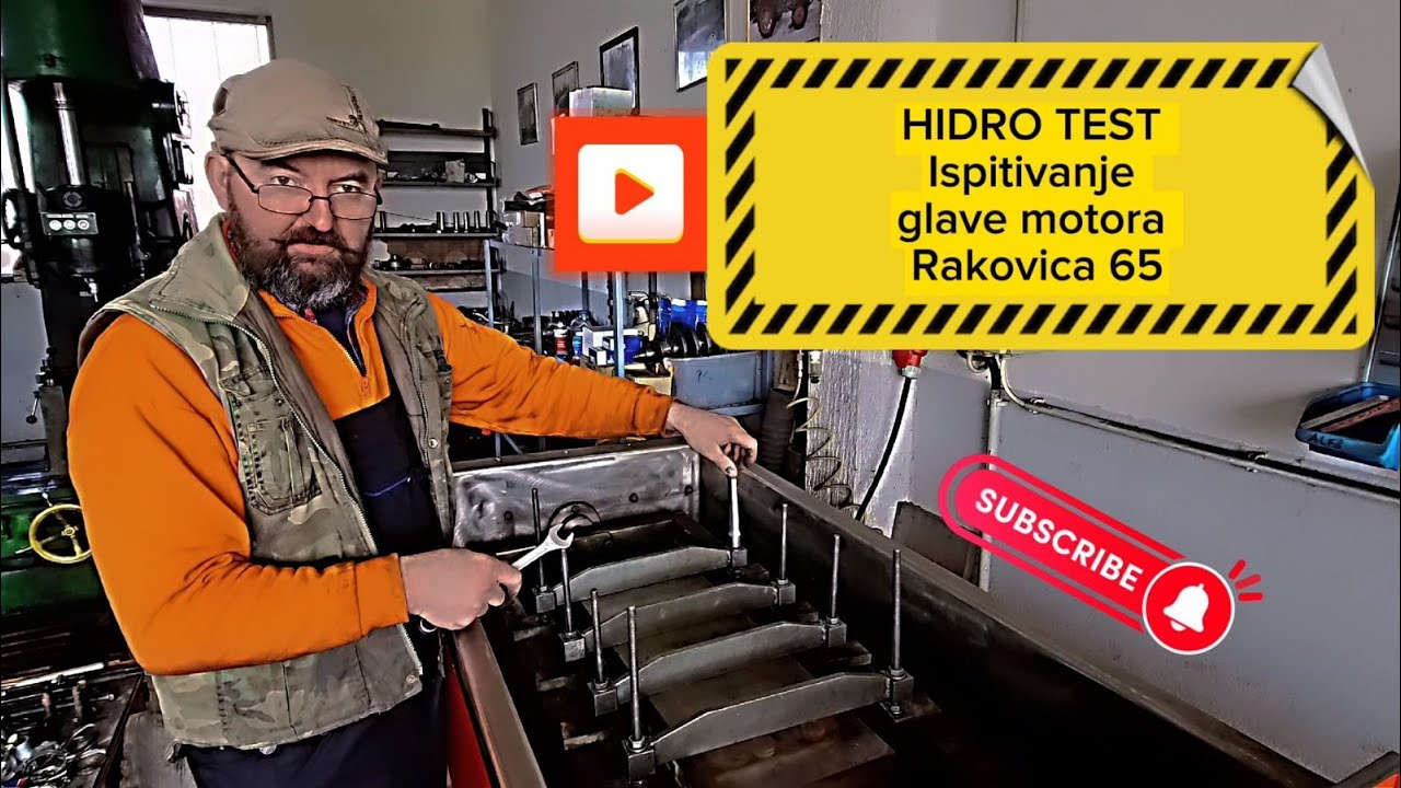 Hidro Test - Ispitivanje glave motora R65