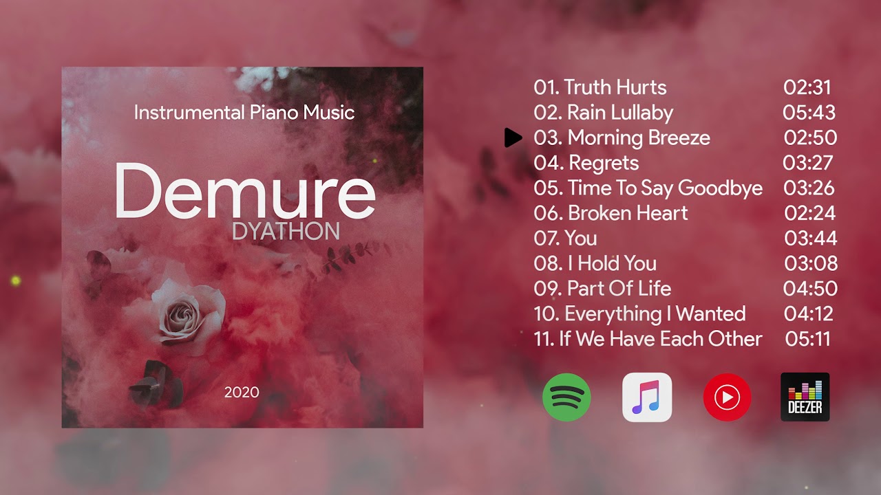 DYATHON - Demure [Full Album] [Emotional Piano Music]