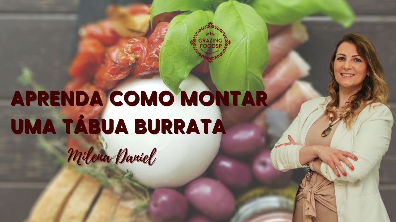 Aprenda a montar e embrulhar uma tábua burrata