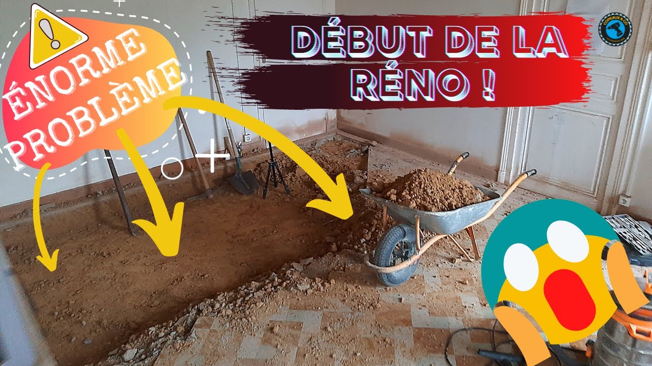 🛠️RÉNOVATION DE MA MAISON🛠️ Début du nouveau chantier et déjà un problème [sol] !