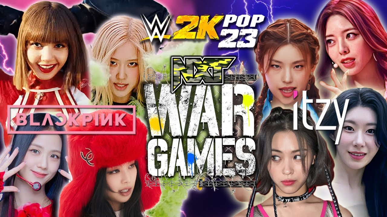 BLACKPINK vs Itzy - WWE 2K23 - War Games Match - BLACKPINK in your area - WWE 2K POP #pae8tube