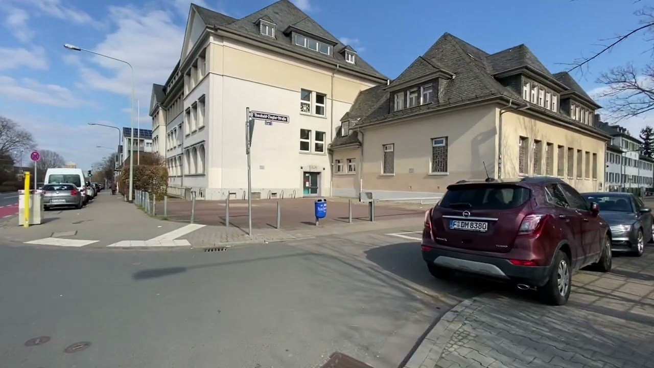 Frankfurt City Walk Past the former Gibbs Kasern towards Preungesheim