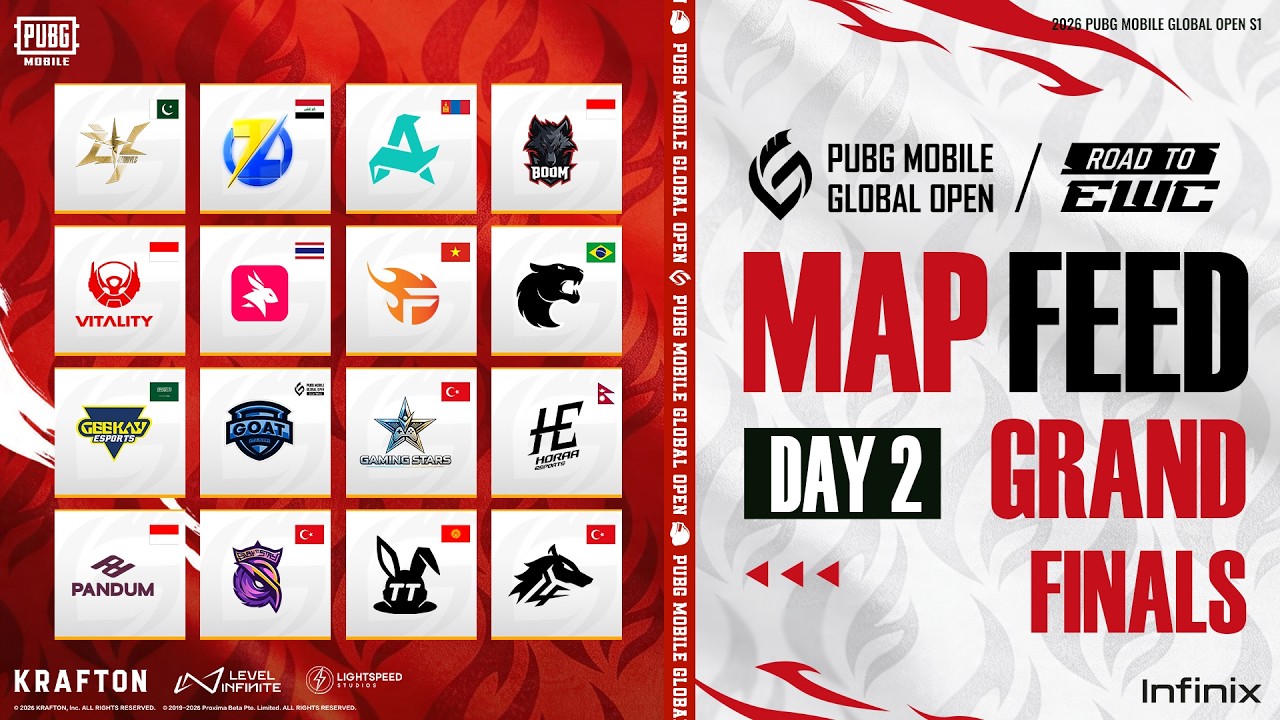 [MAP]  2026 PMGO S1 Main Event | Grand Finals | Day 2 | PUBG MOBILE GLOBAL OPEN Season 1