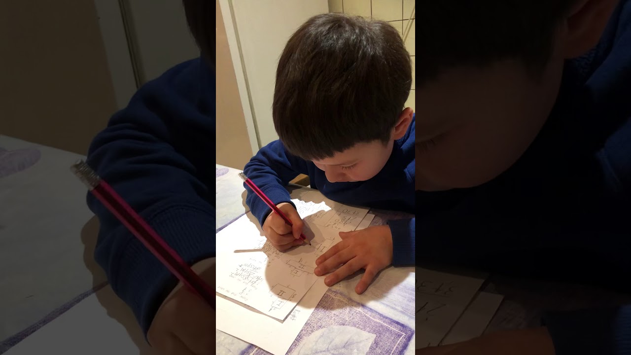 5 years old Friedrich with Compound Shapes of 7th Grade Math