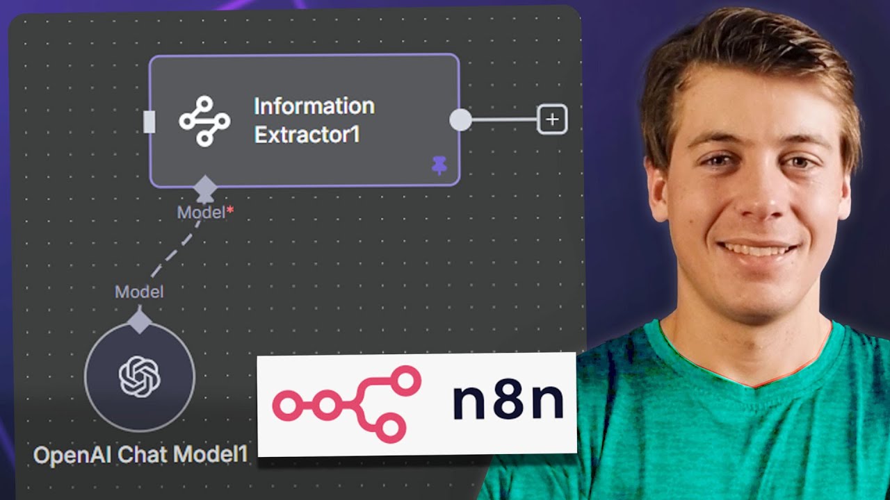 Как работает узел извлечения информации ИИ в n8n (руководство для начинающих)