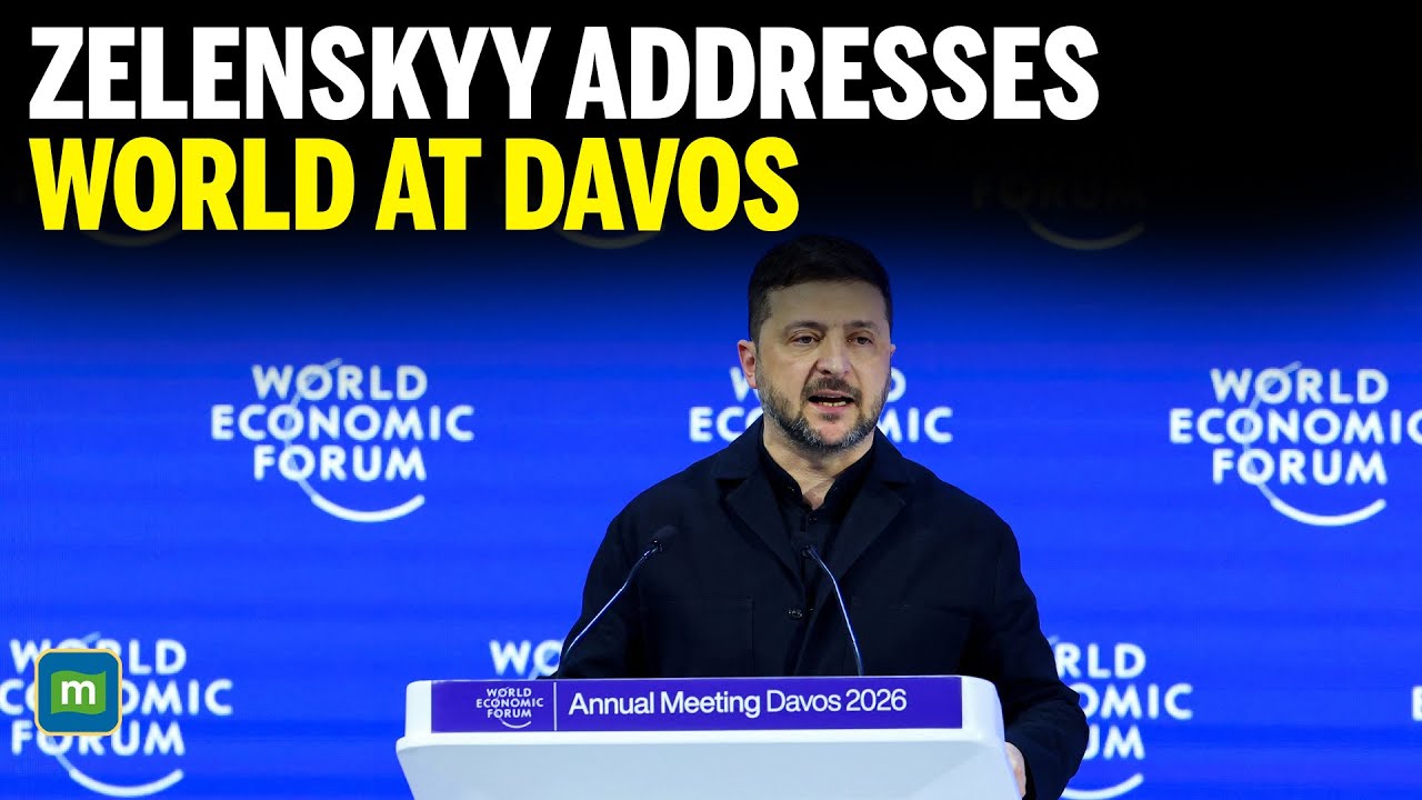 LIVE: Ukraine President Volodymyr Zelenskyy Speaks at World Economic Forum | Davos 2026