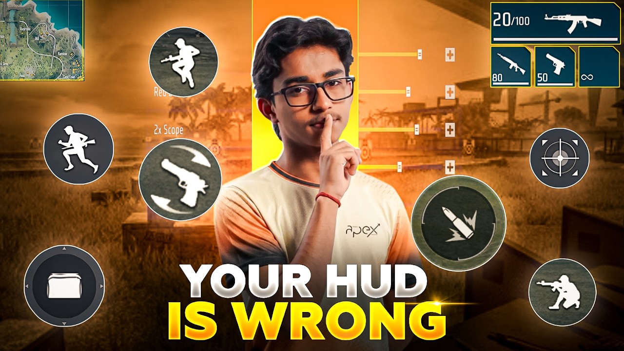 The Science Behind a Perfect Custom HUD 🤔 | Free Fire Esports