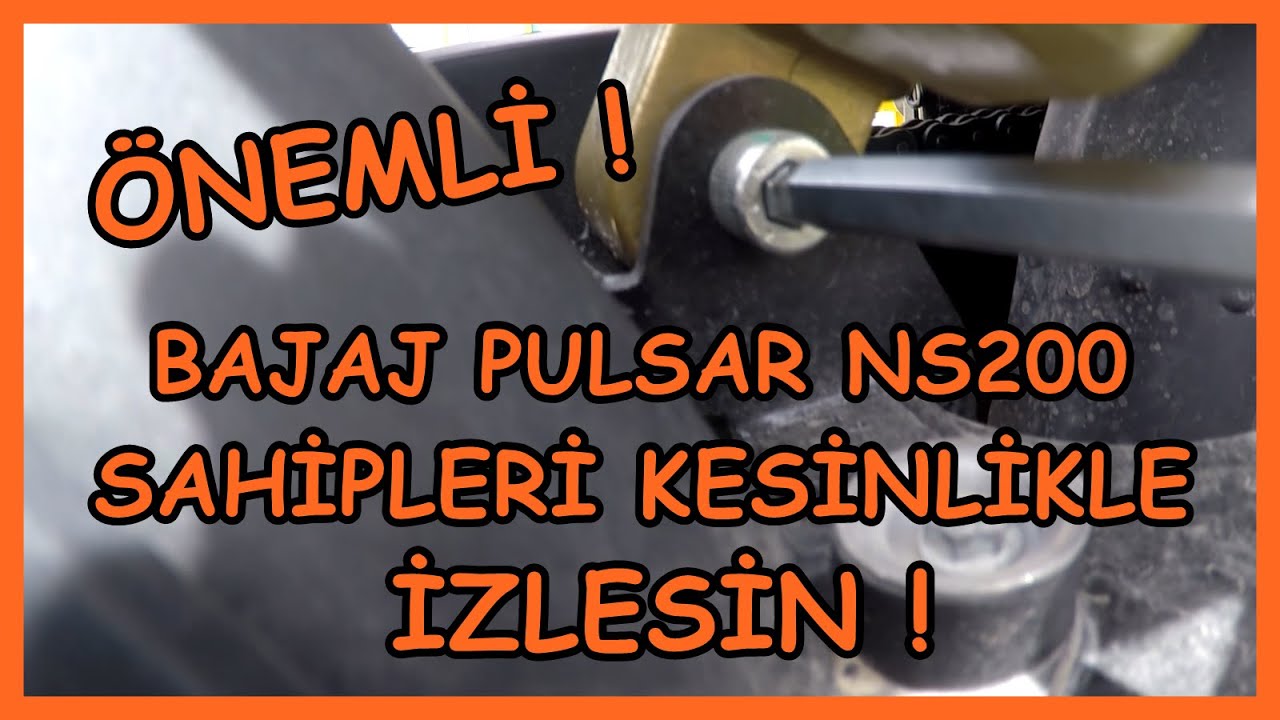 KONTROL EDİLMESİ GEREKEN ÖNEMLİ NOKTALAR | BAJAJ PULSAR NS 200