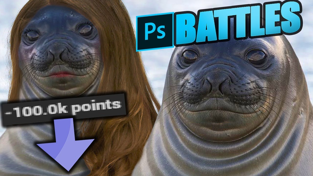 I joined a Photoshop Competition (NOT GOOD)  /r/photoshopbattles top all #55 [REDDIT REVIEW]