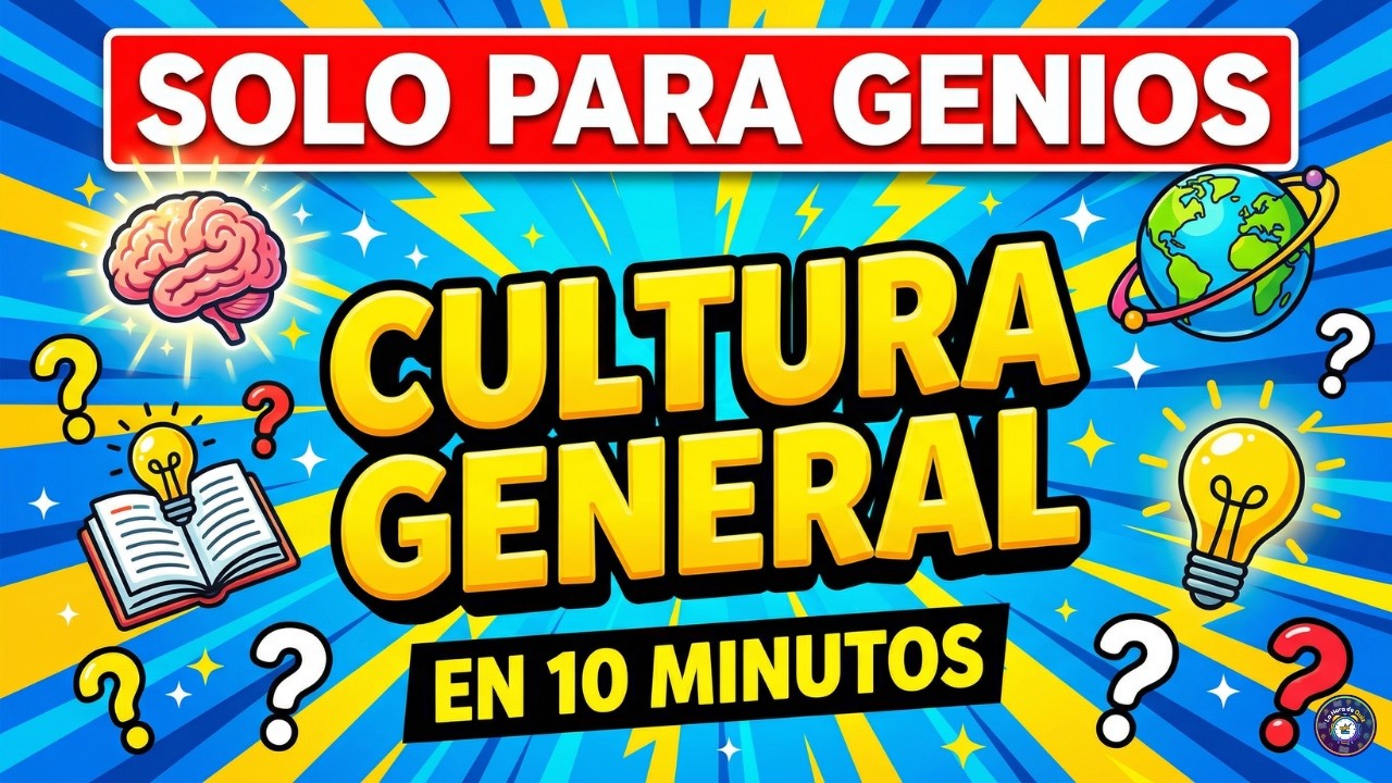 Solo para GENIOS 😱 50 Preguntas de Cultura General EN 10 MINUTOS que Casi Nadie Acierta!!!