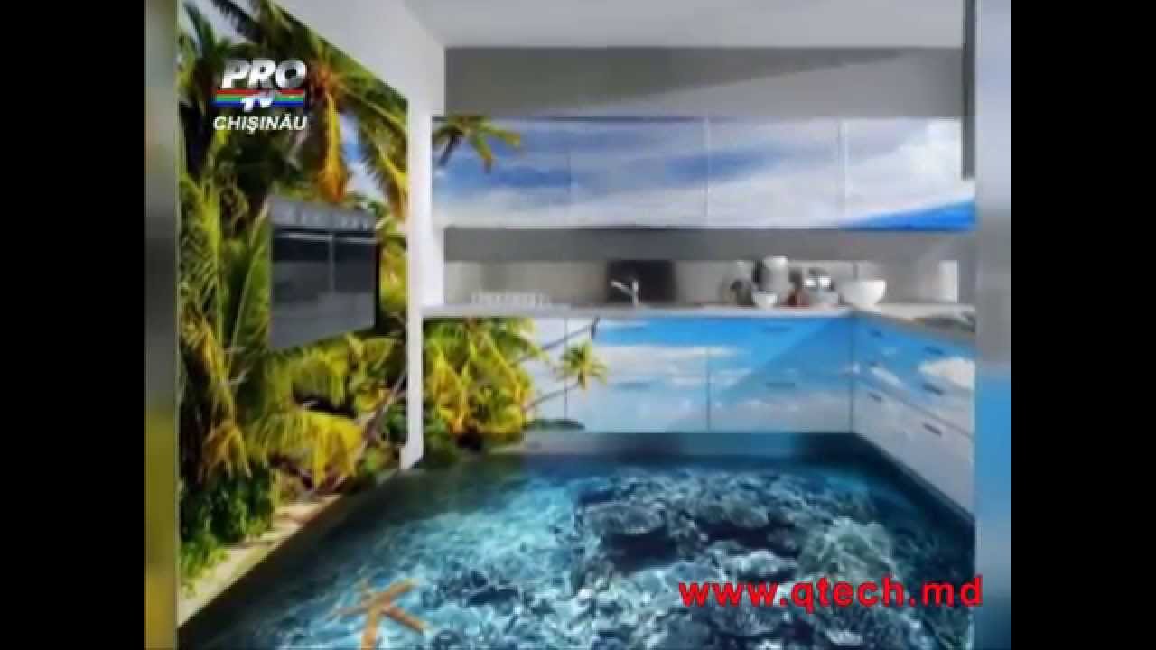 Podele 3D in Moldova  3D полы в  Молдове  Qtech