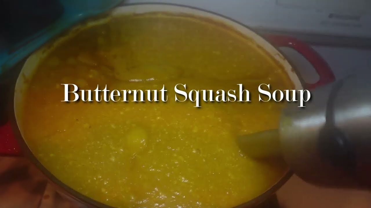 Healthy Butternut Squash Soup with Soft Protein