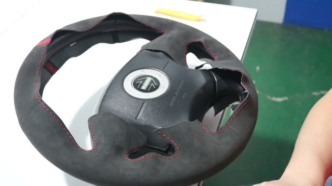 MEWANT--- for Subaru Impreza WRX 2002-2004 / Impreza WRX STI Car Steering Wheel Cover Installation