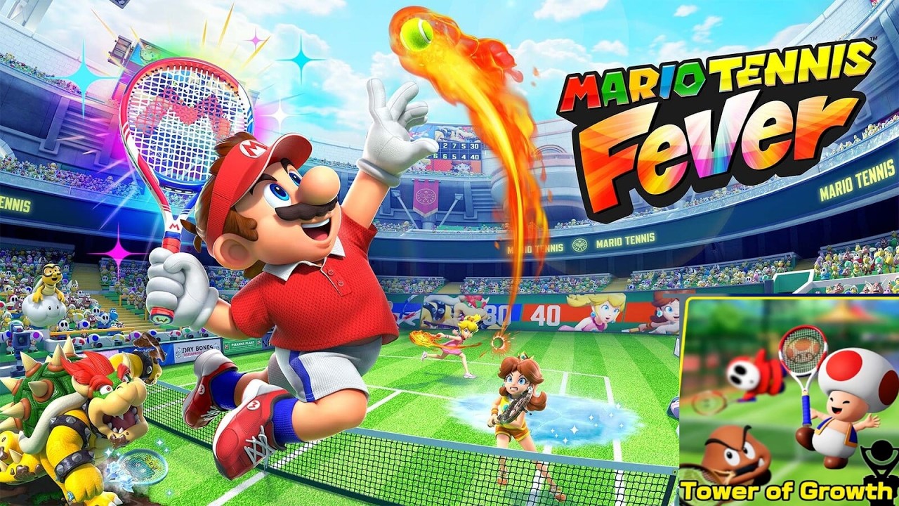 Mario Tennis Fever - Trial Towers: Tower of Growth