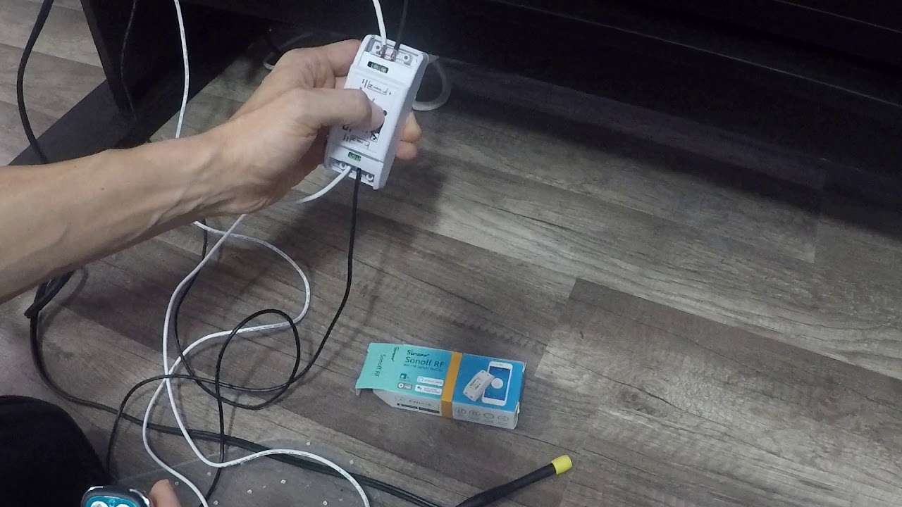 Pairing 433MHz RF Sonoff remote controller