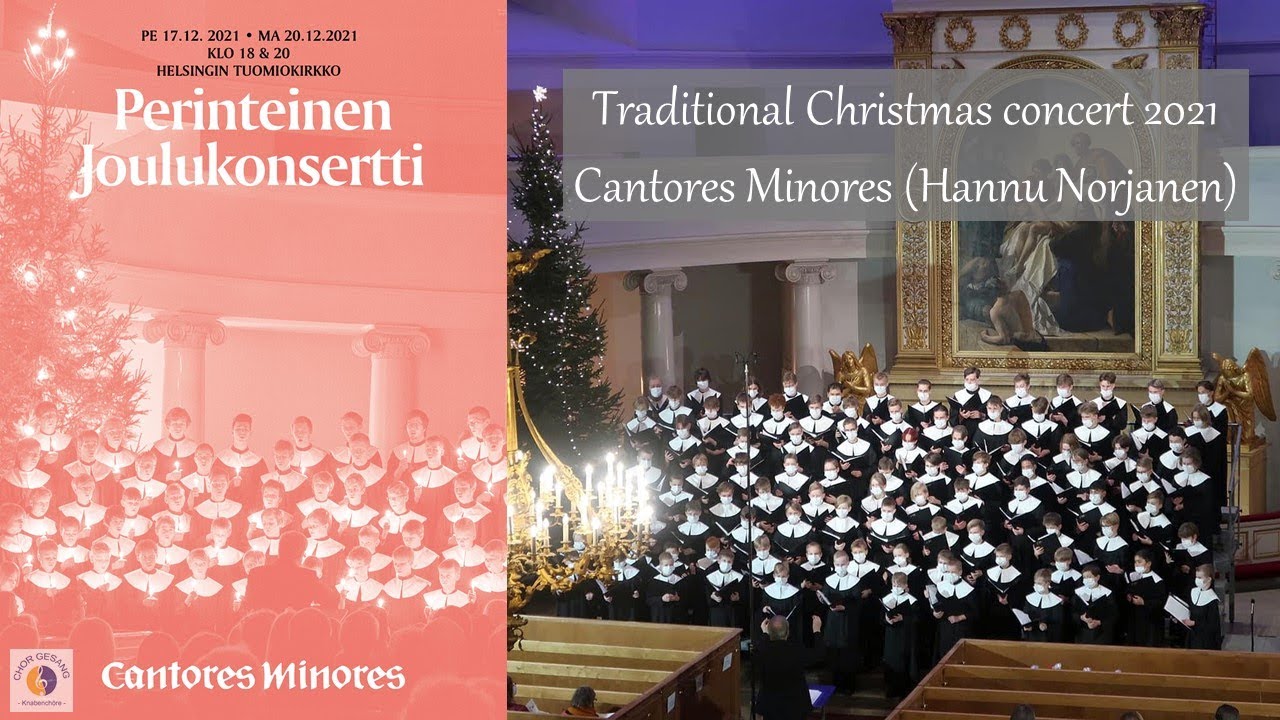 Perinteinen Joulukonsertti 2021 (Christmas concert) | Cantores Minores (Hannu Norjanen)