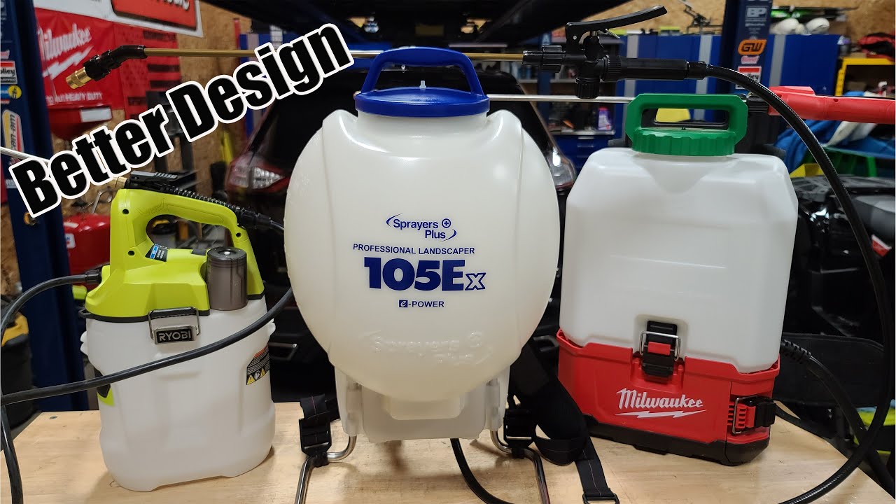 The Better Alternative to Milwaukee's Switch Tank Or Ryobi Sprayer | Sprayers Plus 105Ex Backpack