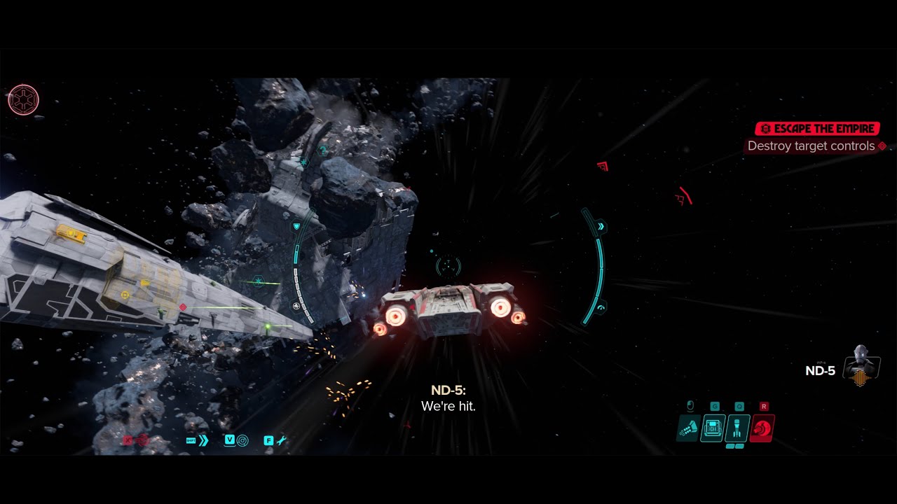 Destroying TIE Fighters and Capital Ships Over Akiva – Star Wars Outlaws!