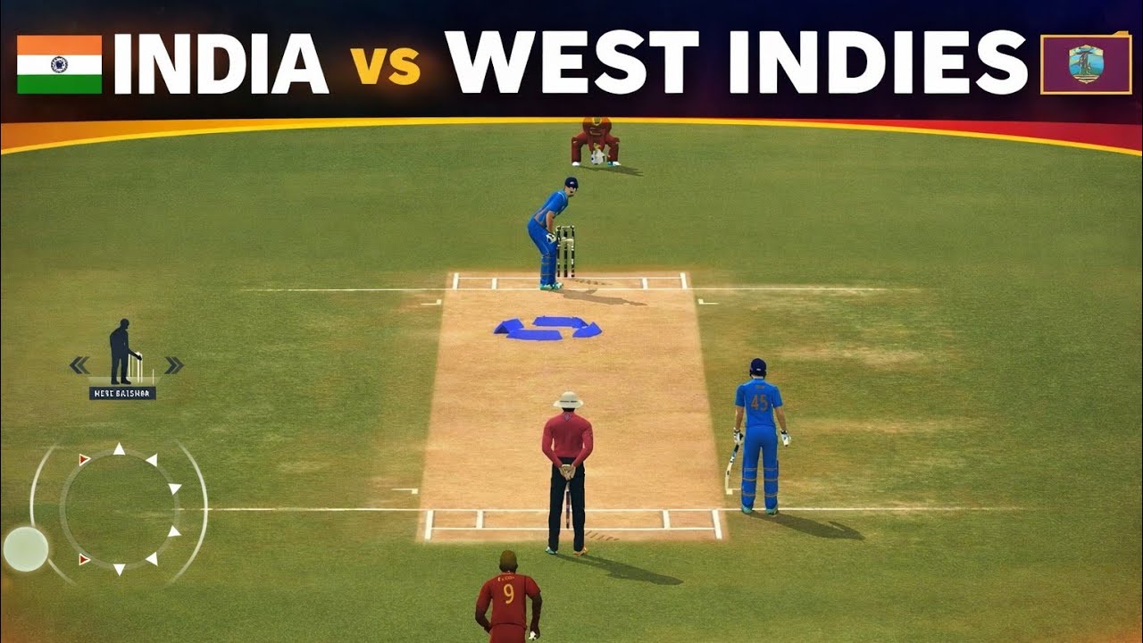 IND VS WI Match Gameplay 🥰