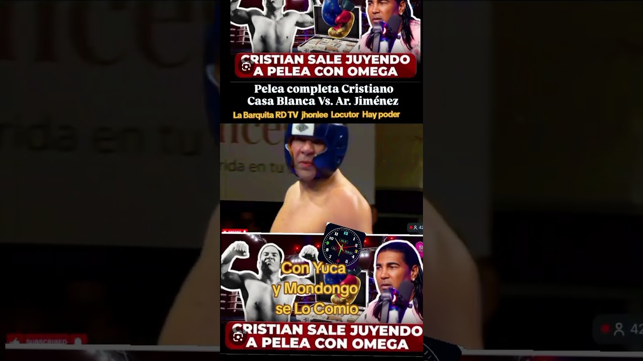 La Pelea de Cristian Casa Blanca y el Sr. Jiménez se lo Comió Con Yuca y mondongo 