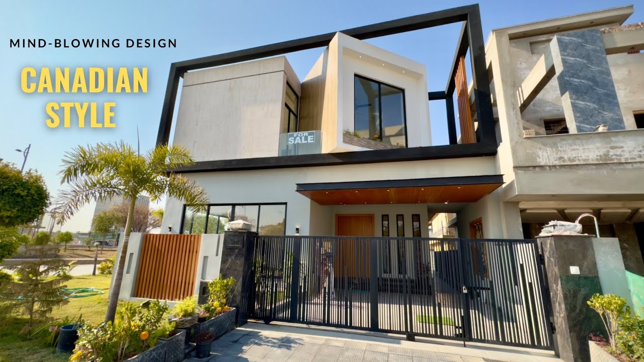 10 Marla CANADIAN THEMED House For Sale In Bahria Islamabad - Corner + Basement Cinema House
