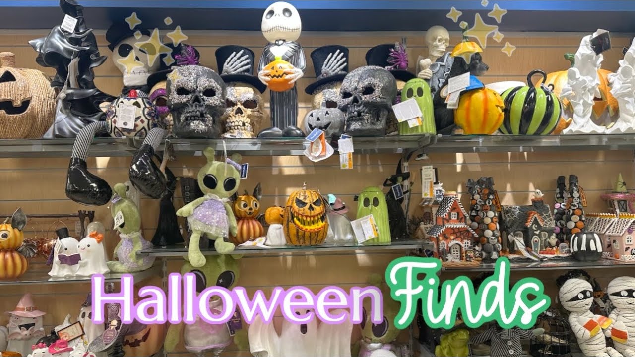 Halloween shopping at Marshalls, TJ Maxx & Bath & Body Works