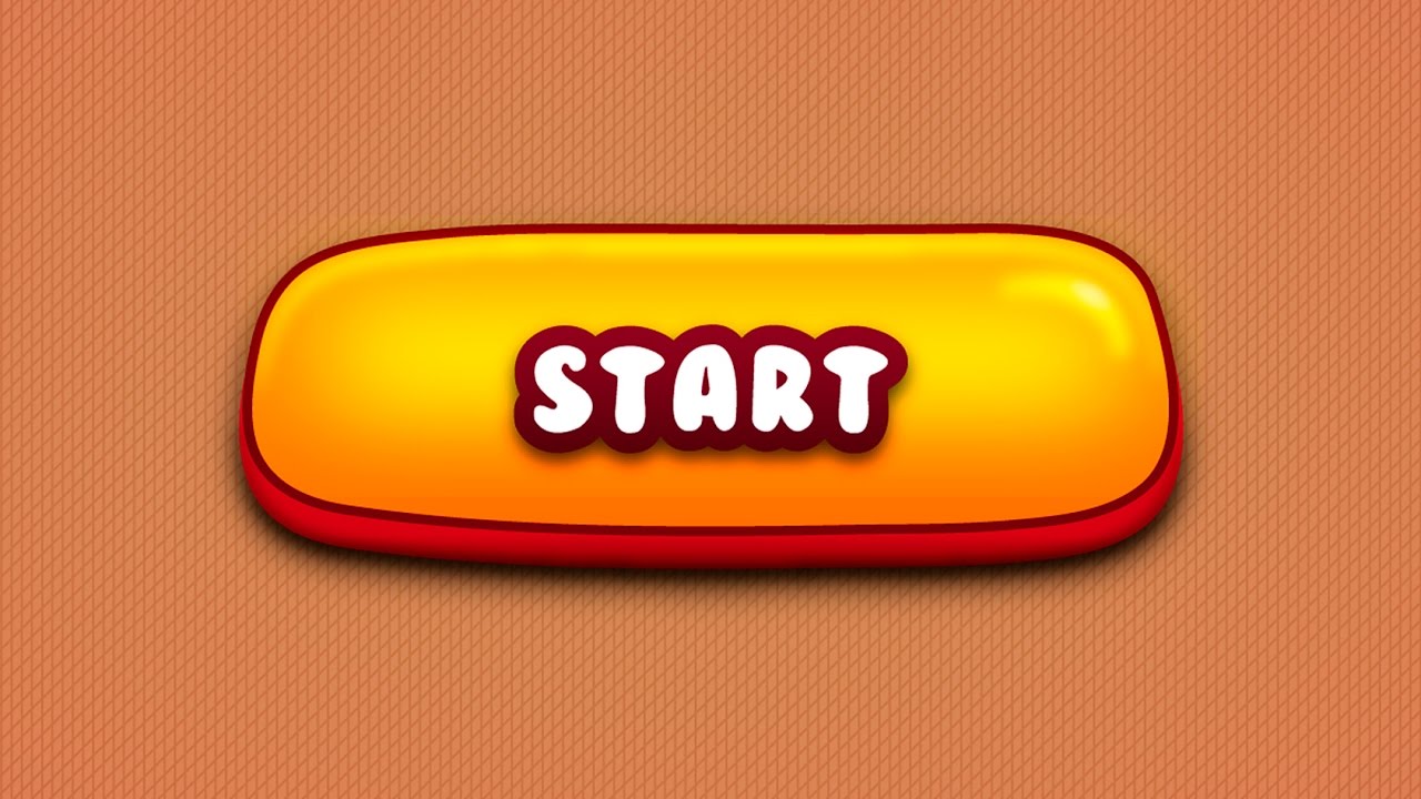 Illustrator Tutorial | New 3D Game Start Button UI Design/Graphic Design