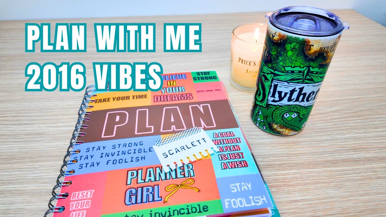 Plan with me come nel 2016 | torno a decorare l’agenda