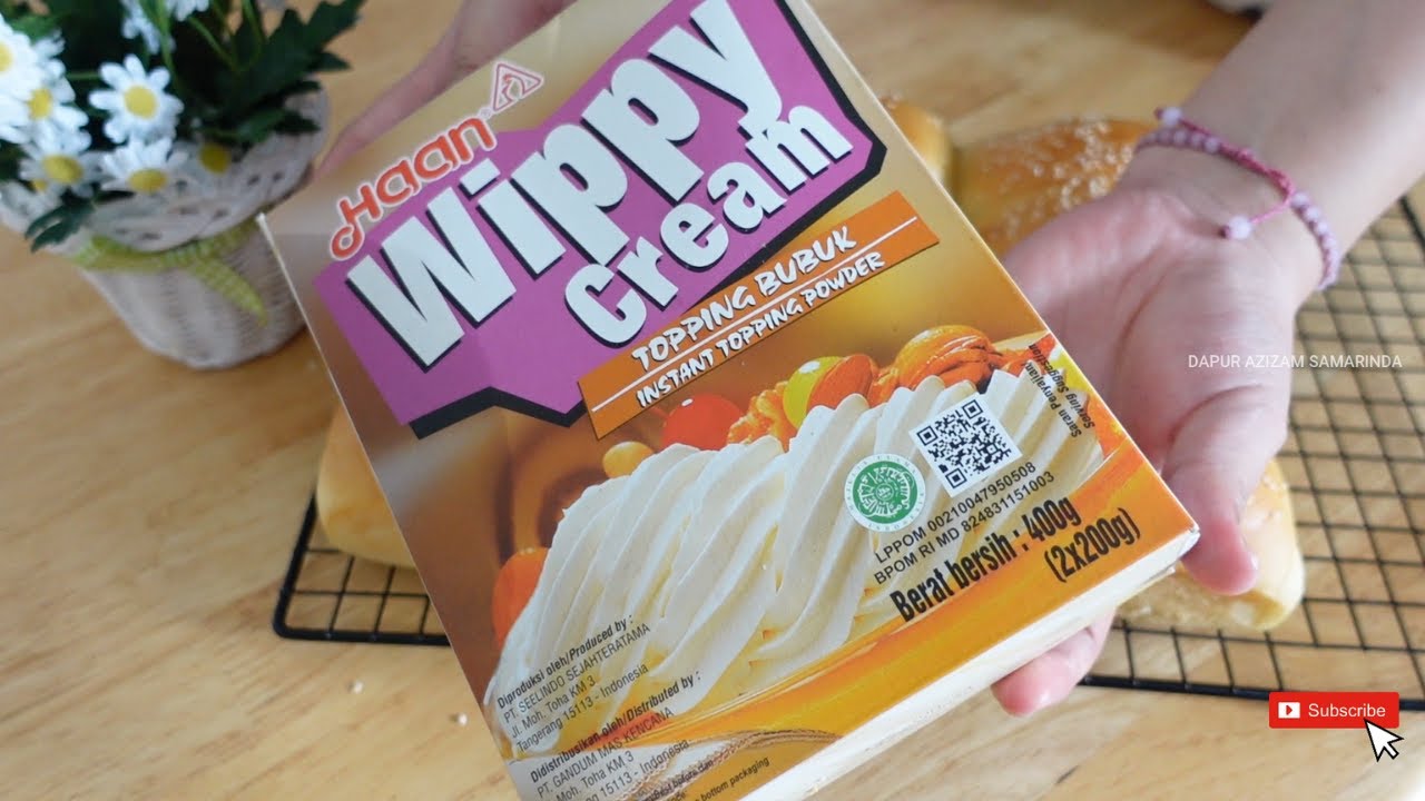 HASILNYA WOW! ROTI PAKAI WHIP CREAM
