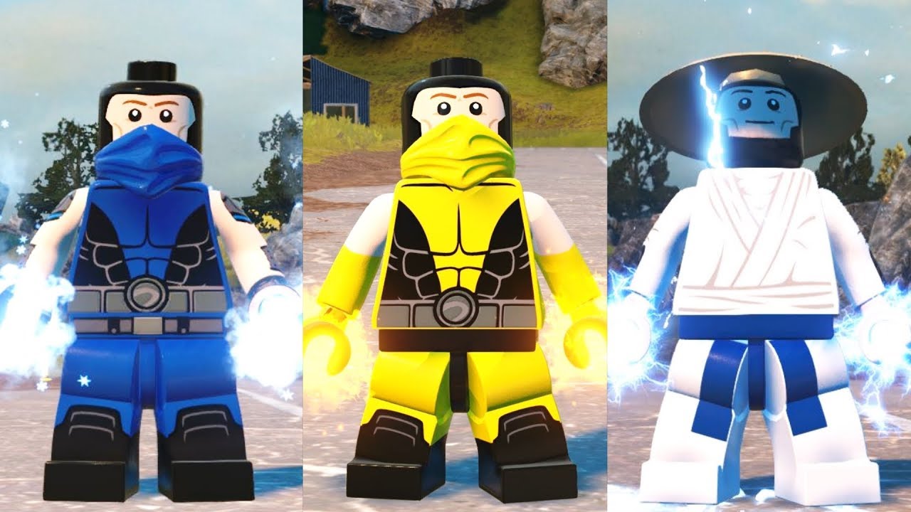 LEGO DC Super Villains - Sub-Zero Scorpion and Raiden (Mortal Kombat Customs)