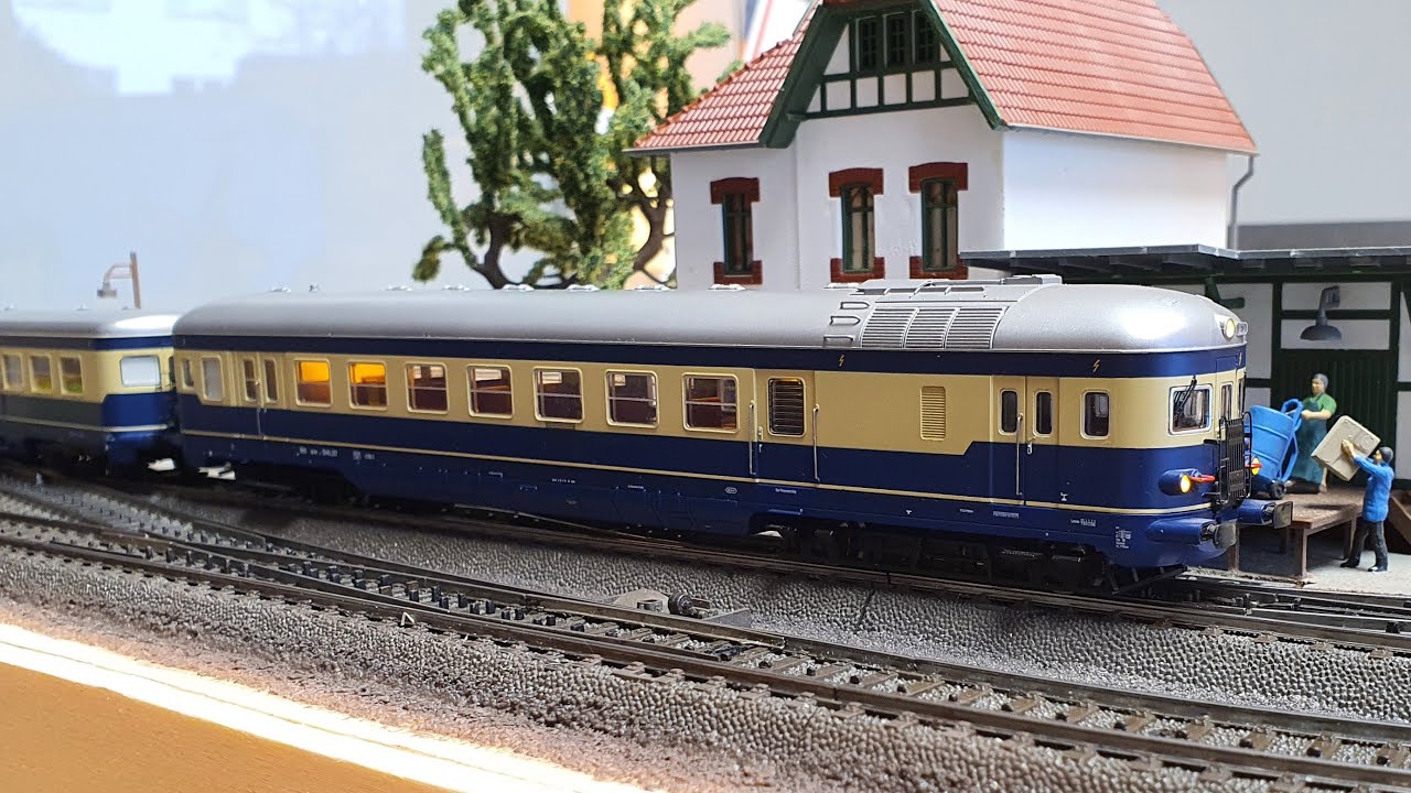 Liliput L114665 / L114628 / L114649 &Ouml;BB VT 5146 mit 3x ESU Lokpilot 5 | Umbau auf M&auml;rklin System