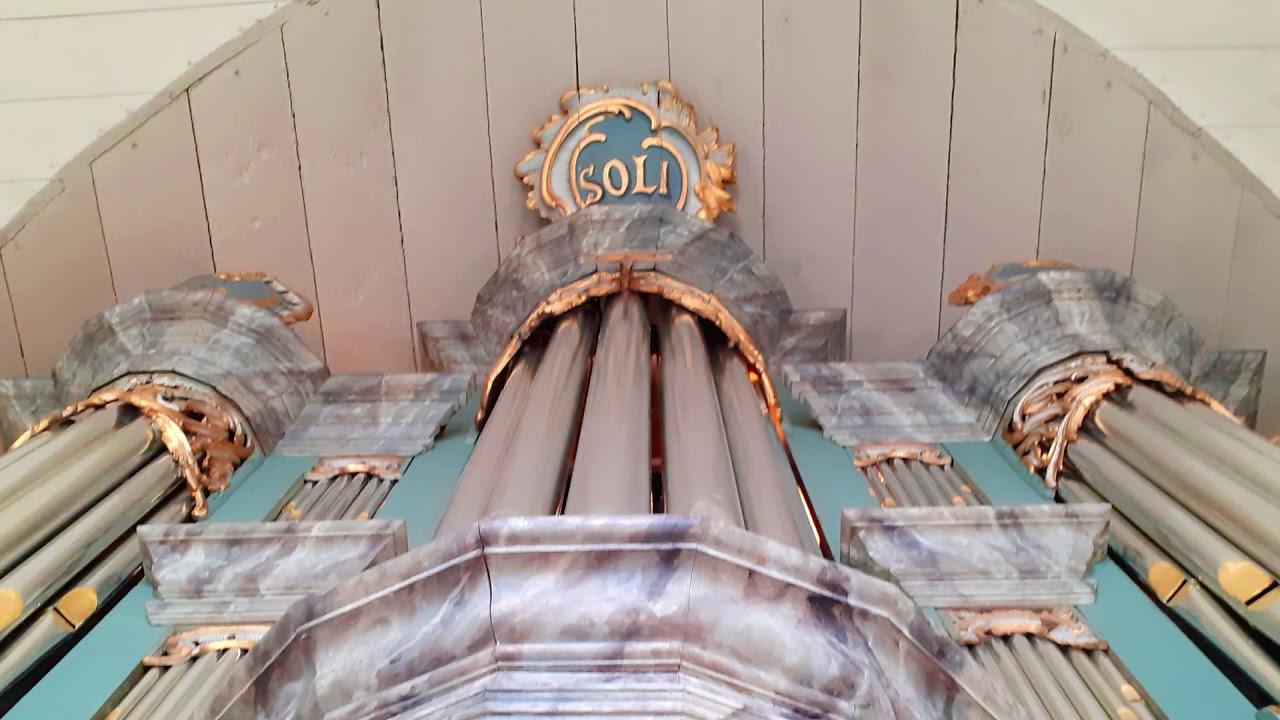 Die Johann-Matthias-Schreiber-Orgel der  Trinitatiskirche in Neuendorf bei Elmshorn