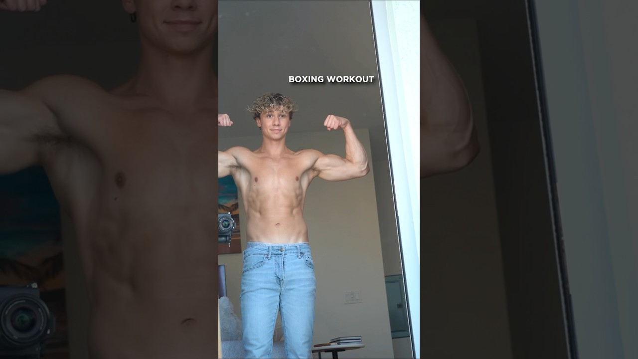 Boxing workout to get shredded #workout #boxing #gym #shorts