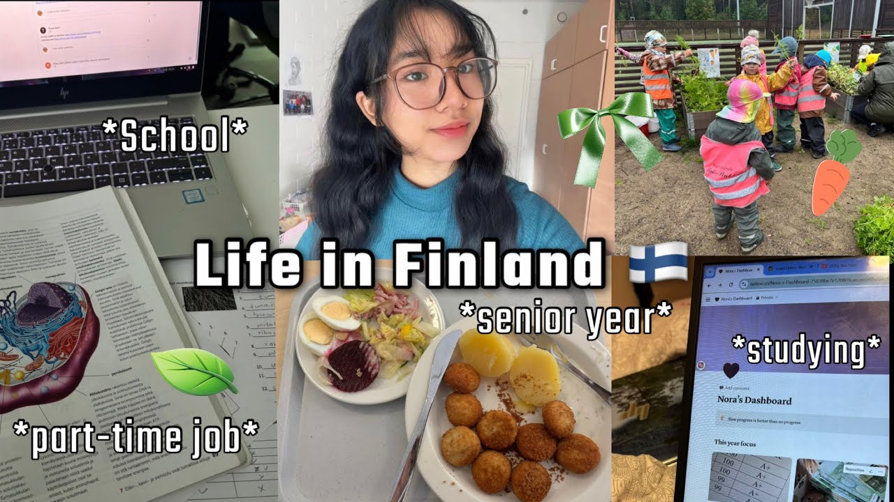 A Day in My Life as an International Student in Finland 🇫🇮| Senior year, Part-Time Job & Study