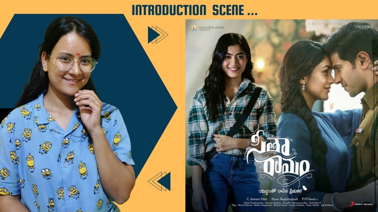 Sita Ramam Movie Reaction | Introduction Scene Reaction| Dulquer Salmaan | Mrunal | Rashmika