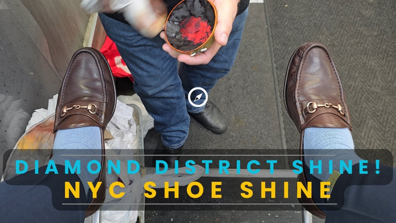 Diamond District Shine!! | NYC Shoe Shine