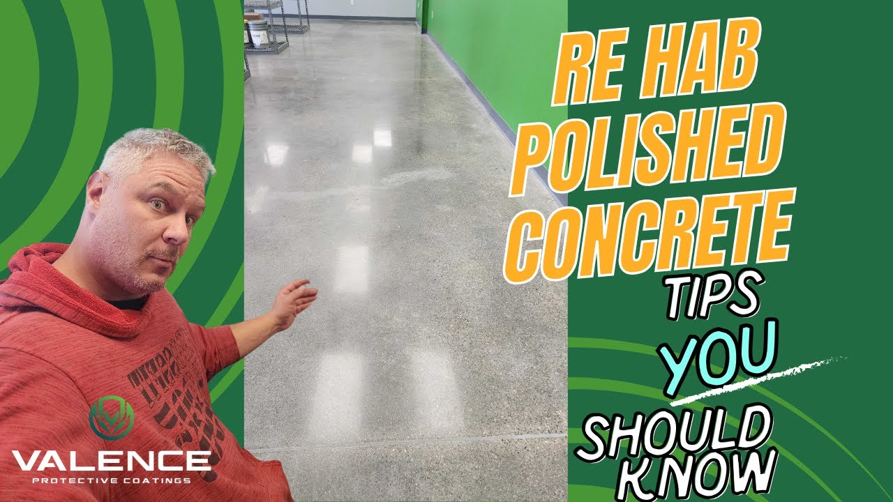 How to burnish a polished concrete floor! For Beginners.