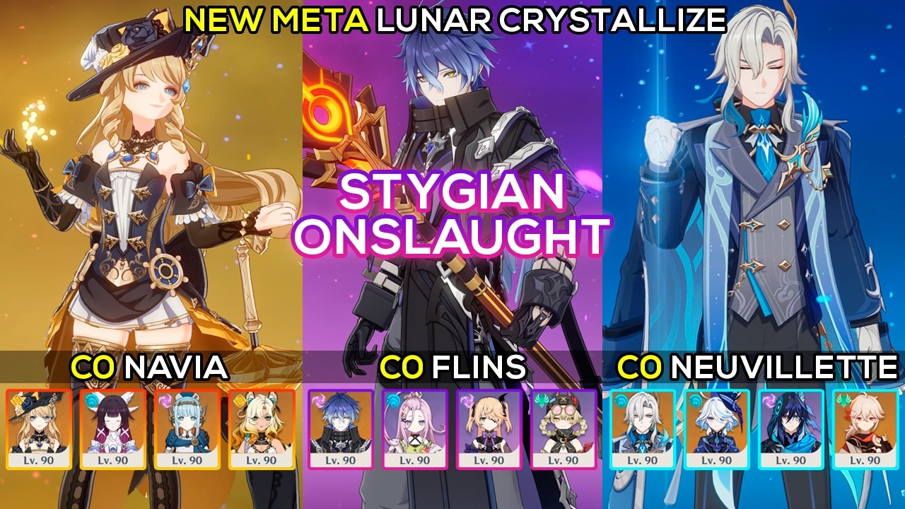 [NEW] 6.3 Stygian Onslaught Fearless | C0 Navia / C0 Flins / C0 Neuvillette | Genshin Impact 6.3