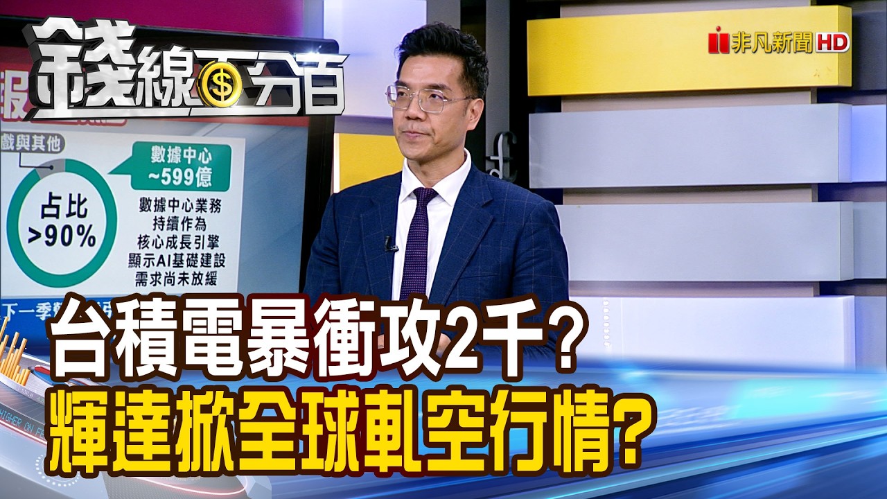 《台積電暴衝攻2千? 輝達掀全球軋空行情?》【錢線百分百】20260224-9│非凡財經新聞│