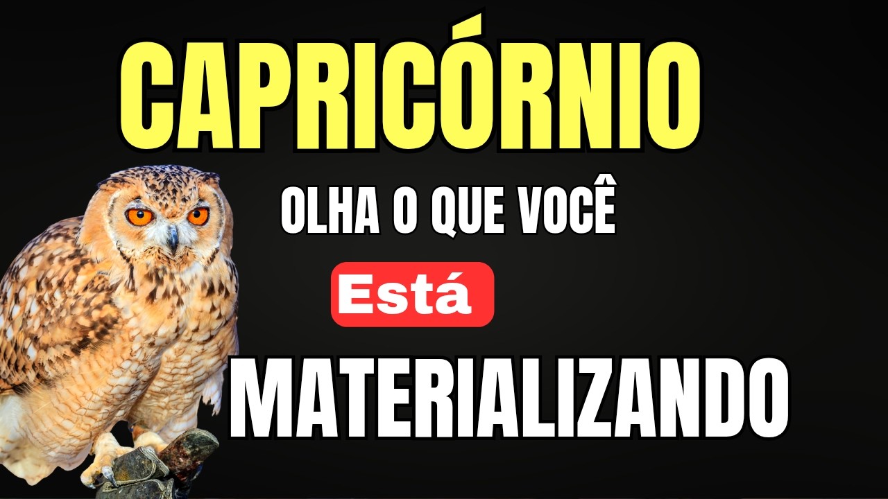 CAPRICÓRNIO🌾VOCÊ NÃO FAZ IDEIA DO QUE ESTÁ MATERIALIZANDO AGORA.