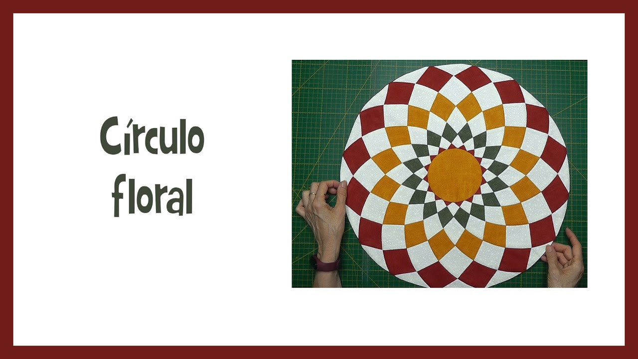 Cómo hacer la Dalia de Patchwork con Patrones Impresos - Más fácil